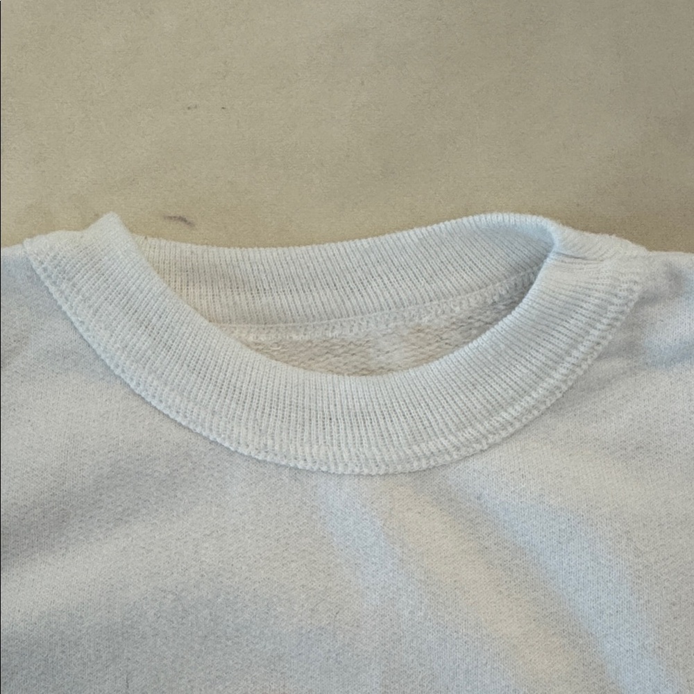Vintage! Kids White Cotton-Blend Crew “Kids For a Caring World”, sz S - Picture 4 of 9
